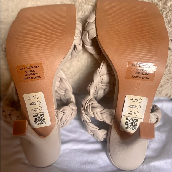 Strappy heels sandals square toe - Picture 3 of 5